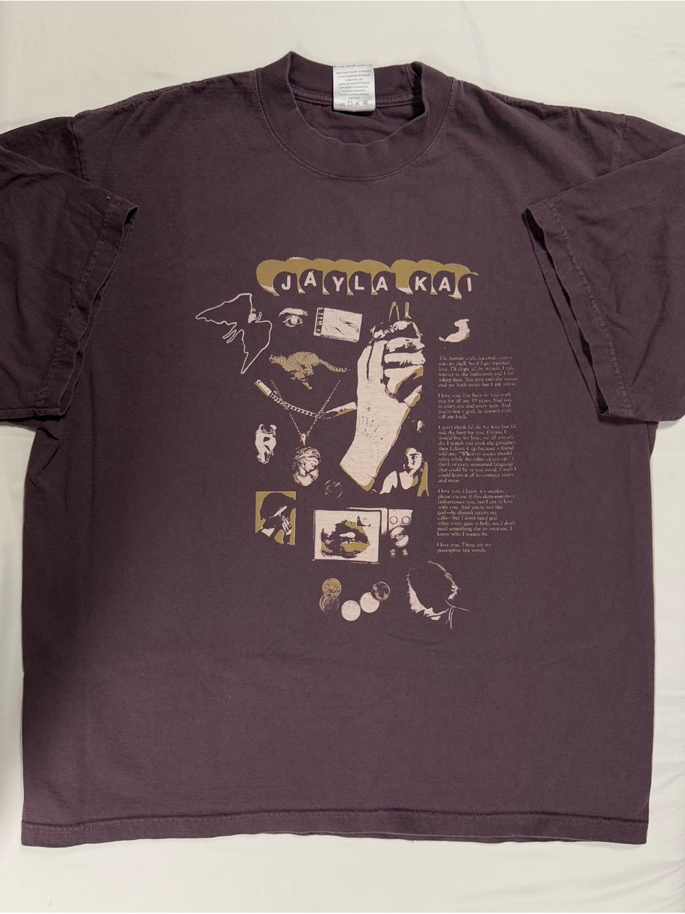 Jayla Kai Love Letter To Everyone Graphic Tee Shaka Wear XL